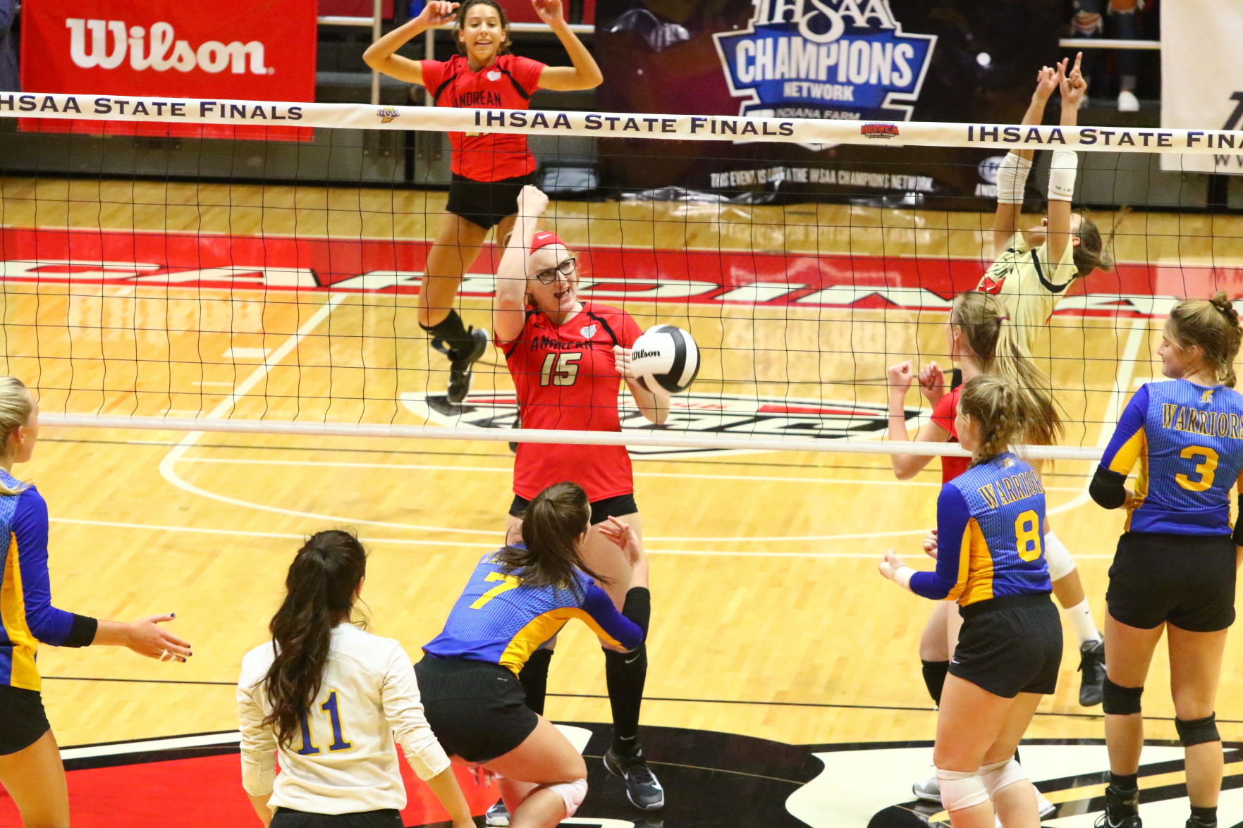 Gallery: Volleyball Class 2A State Finals - Andrean vs. Christian Academy of Indiana